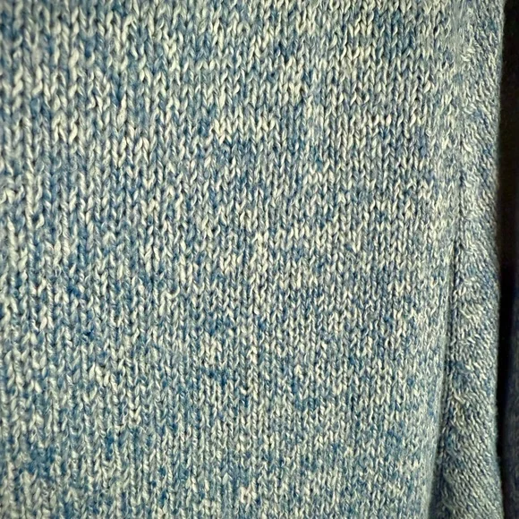 NWT Stillwater Heathered Blue Cowl Neck Sweater - Picture 4 of 4